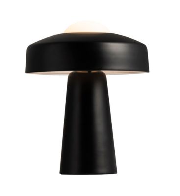 Lampe à poser Time Ø 26,7cm IP20 E27 40W noir