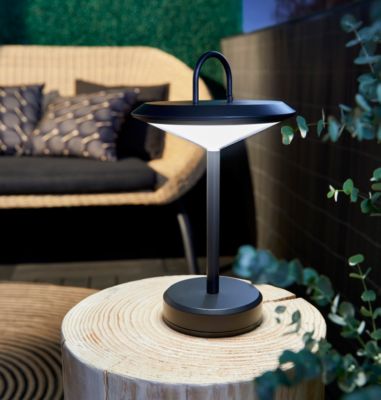 Lampe à poser USB Ortano 230lm 4.2W IP44 noir