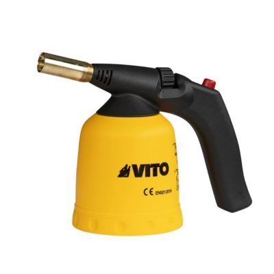 Kemper – Réchaud à gaz 2200W – Allumage piézo anti-vent – Coque ABS robuste – 4 cartouches de gaz percables 190g – Consommation 160g/h - GAZ 190 GR