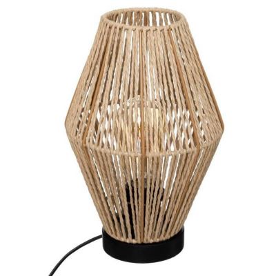 Lampe "Aissa" - métal & papier H32 cm - Beige - Atmosphera createur d'interieur