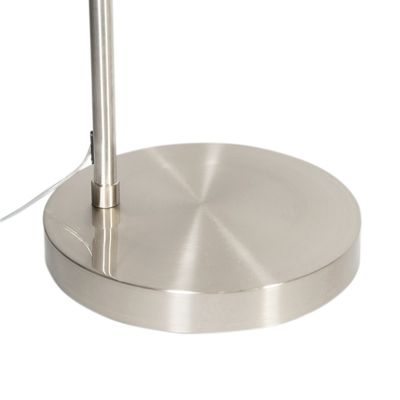 Lampe à arc moderne en acier réglable sans abat-jour