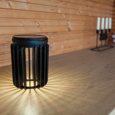 Lampe baladeuse extérieur LED intégrée solaire Kozy Little Garden 300lm IP44 blanc chaud H.18,5 x Ø13,7 cm