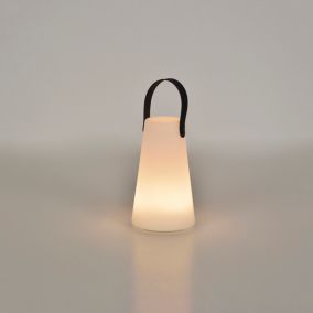 Lampe baladeuse LED intégrée Bahia Little Garden 100/200/300lm IP44 blanc + RGB L.13 x P.12.5 x H.21 cm
