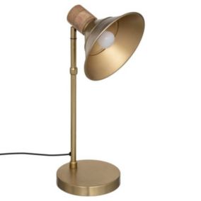 Lampe "Bota" - métal et marbre - doré - H45 cm - Doré - Atmosphera createur d'interieur