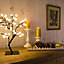Lampe Cerisier métal/PVC noir H. 45 cm 1,87 W