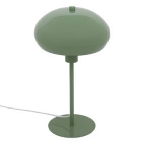Lampe champignon à poser "Savio" vert H38cm - Atmosphera