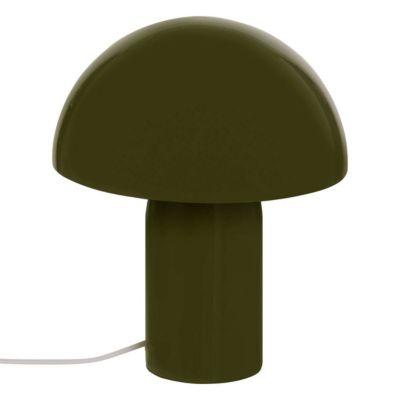Lampe champignon secteur Lito vert foncé H24,5cm - ATMOSPHERA CREATEUR D'INTERIEUR