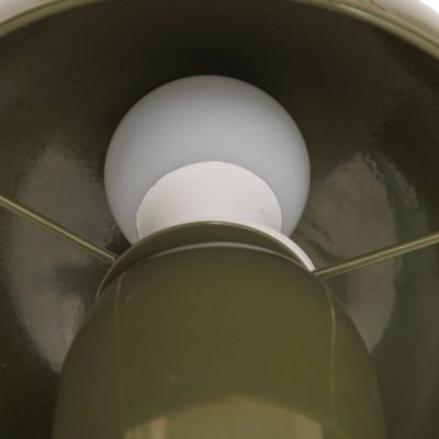 Lampe champignon secteur Lito vert foncé H24,5cm - ATMOSPHERA CREATEUR D'INTERIEUR