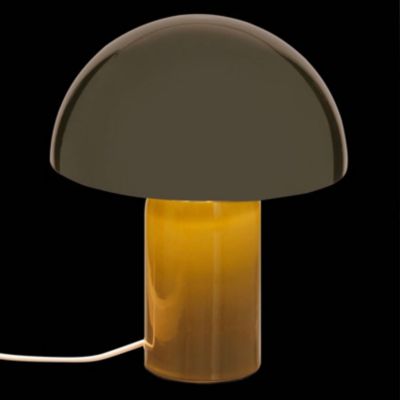 Lampe champignon secteur Lito vert foncé H24,5cm - ATMOSPHERA CREATEUR D'INTERIEUR