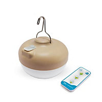 Lampe Cherry dimmable LED intégrée nature beige 900lm 9W IP54 blanc chaud New Garden