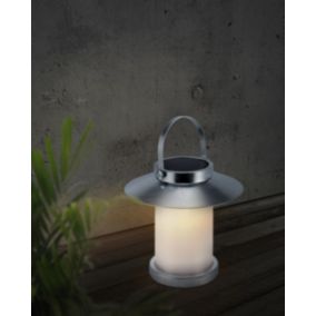 Lampe de jardin sur batterie shitake (blanc)