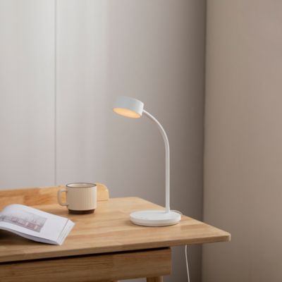 Lampe de bureau blanche LED variable H. 38,5 cm 3,1 W Azpi