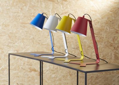 Lampe De Bureau Colours Clover Jaune Mat Castorama