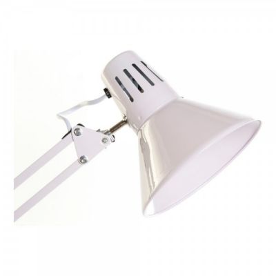 Lampe de bureau DKD Home Decor Blanc Métal 22 x 39 x 69 cm