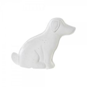 Lampe de bureau DKD Home Decor Blanc Porcelaine LED Chien 25 x 10 x 19 cm