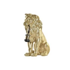 Lampe de bureau DKD Home Decor Doré Lion 220 V 50 W 31,5 x 18 x 35,5 cm