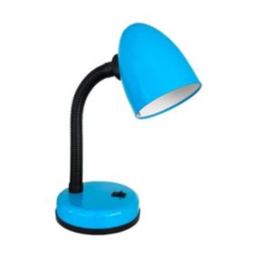 Lampe de bureau EDM Amsterdam E27 60 W Flexo/Lampe de bureau Bleu Métal 13 x 34 cm