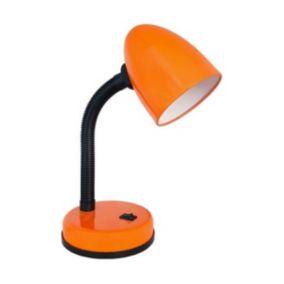 Lampe de bureau EDM Amsterdam E27 60 W Flexo/Lampe de bureau Métal Orange 13 x 34 cm