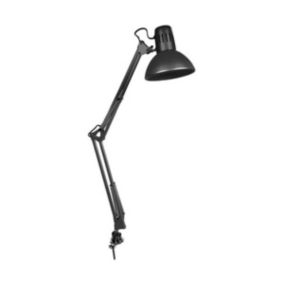 Lampe de bureau EDM Melbourne E27 60 W Flexo/Lampe de bureau Noir Métal 24 x 98 cm