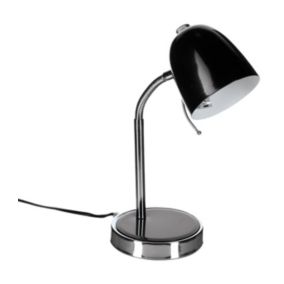 Lampe de bureau en métal H 35.5 cm