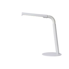 Lampe de bureau GILLY en métal avec LED intégré - Blanc - Lucide