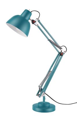 Lampe De Bureau Ginaz E14 Ip20 Bleu Castorama