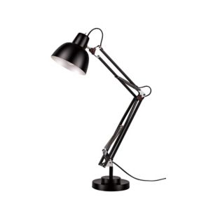 Lampe de bureau Ginaz E14 IP20 noir