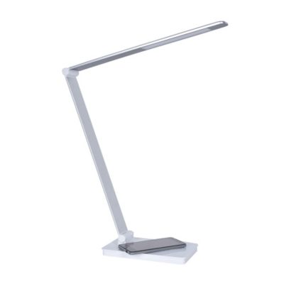 Lampe de bureau LED Corep Amiral USB + induction blanc