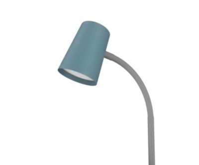 Lampe de bureau LED intégrée L.23 x l.13 x H.40 cm 7,8W 400lm bleu dimmable