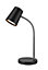 Lampe de bureau LED intégrée L.23 x l.13 x H.40 cm 7,8W 400lm noir dimmable