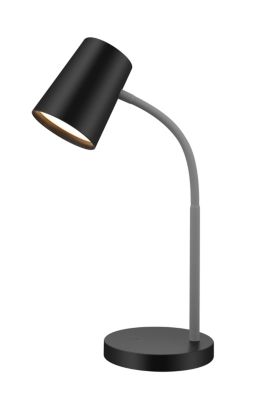 Lampe de bureau LED intégrée L.23 x l.13 x H.40 cm 7,8W 400lm noir dimmable