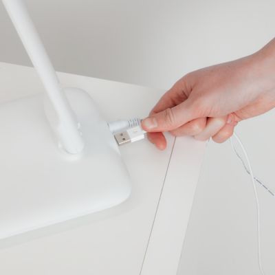 Lampe de bureau LED intégrée variable Conjola 600lm 12W IP20 variable GoodHome blanc