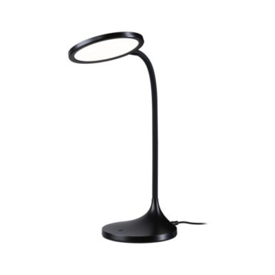 Lampe de bureau LED Mejan 4000K 1200lm 15W Noir mat