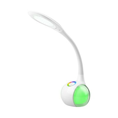 Lampe de bureau LED sensitive multicolore Blanche