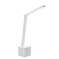 Lampe de bureau LED Xanlite Audiolux blanc mat
