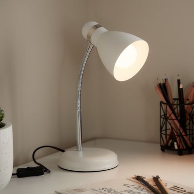Lampe de bureau Naraji E27 IP20 blanc