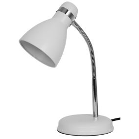 Lampe de bureau LED intégrée Conjola 600lm IP20 12W GoodHome Blanc