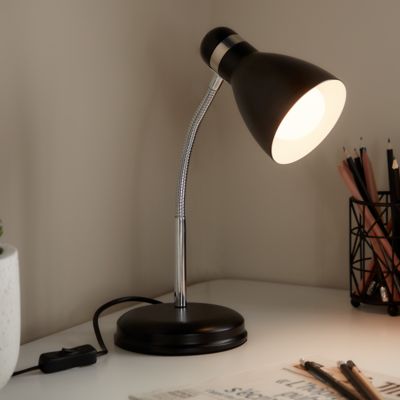 Lampe de bureau Naraji E27 IP20 noir