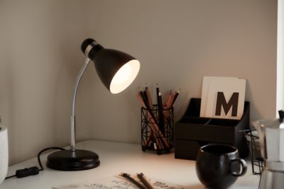 Lampe de bureau Naraji E27 IP20 noir