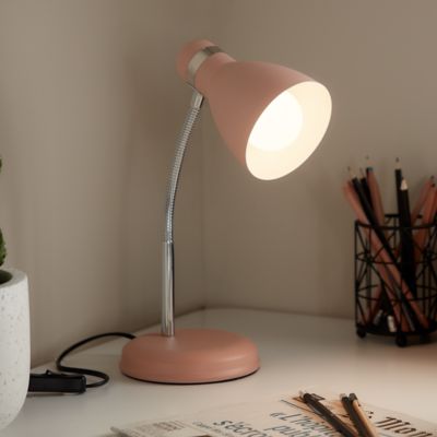 Lampe de bureau Naraji E27 IP20 rose