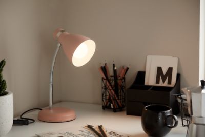 Lampe de bureau Naraji E27 IP20 rose
