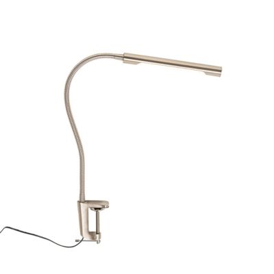 Lampe de bureau à pince en acier avec LED et variateur tactile - Lionard