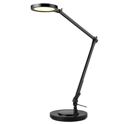 Lampe De Bureau A Pince Led Integree Moxette 400lm Ip20 13w Goodhome Noir Castorama