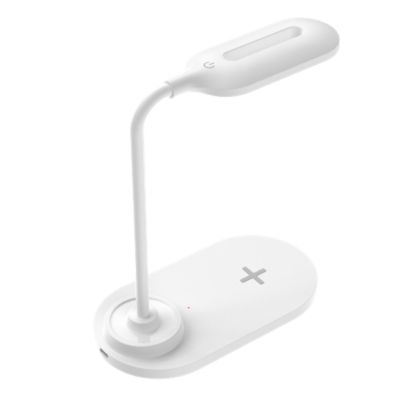 Lampe de bureau USB avec charge à induction 15W blanc Bigben