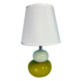 Lampe de bureau Versa Multicouleur Céramique Textile 15 x 22,5 x 9,5 cm