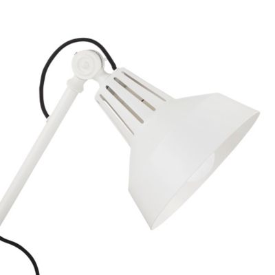 Lampe de bureau Yarra E27 IP20 blanc