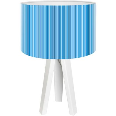 Lampe de chevet stamps foto-346 30 x 30 x 45 cm Blanc