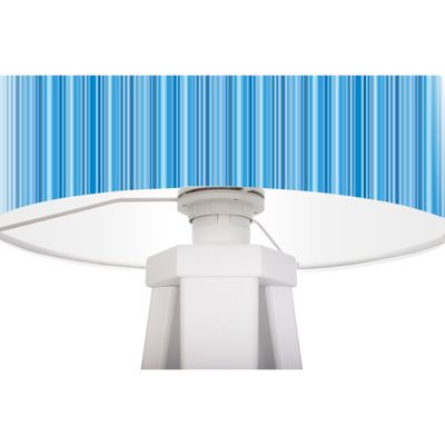 Lampe de chevet stamps foto-346 30 x 30 x 45 cm Blanc