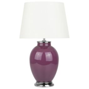 Lampe de chevet violette BRENTA