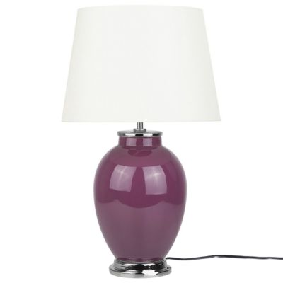 Lampe de chevet violette BRENTA